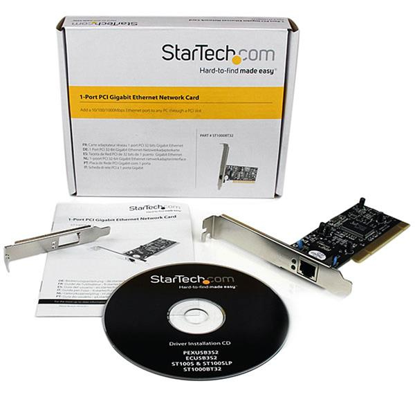 StarTech.com 1 Port PCI 10/100/1000 32 Bit Gigabit Ethernet Network Adapter Card – image 5