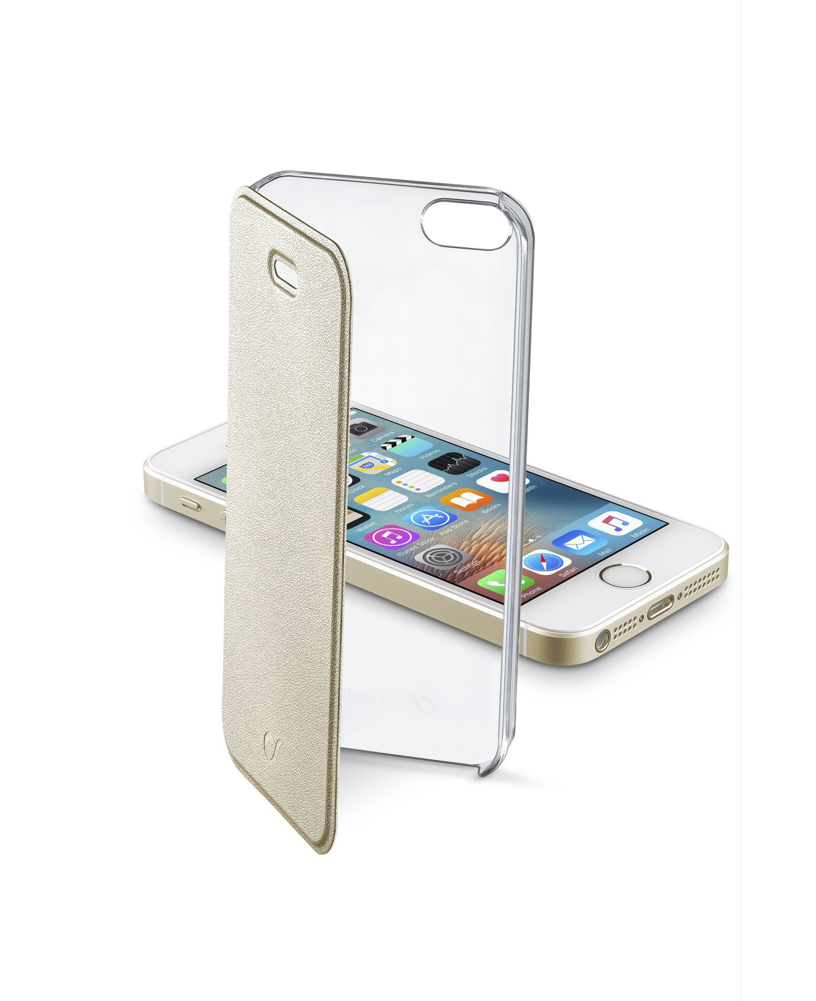 Cellularline Clear Book - iPhone SE/5S/5