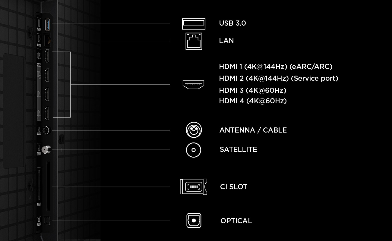 TV TCL QD Mini LED P8L 98P8L 98 4K UltraHD 144Hz Smart TV Google TV HDR10 Dolby Vision — photo 5