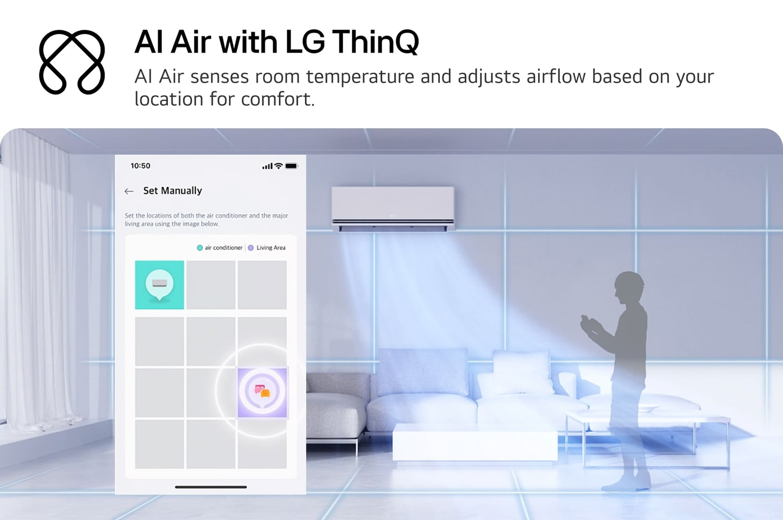 LG H09S1DA air conditioner Split system White – image 3