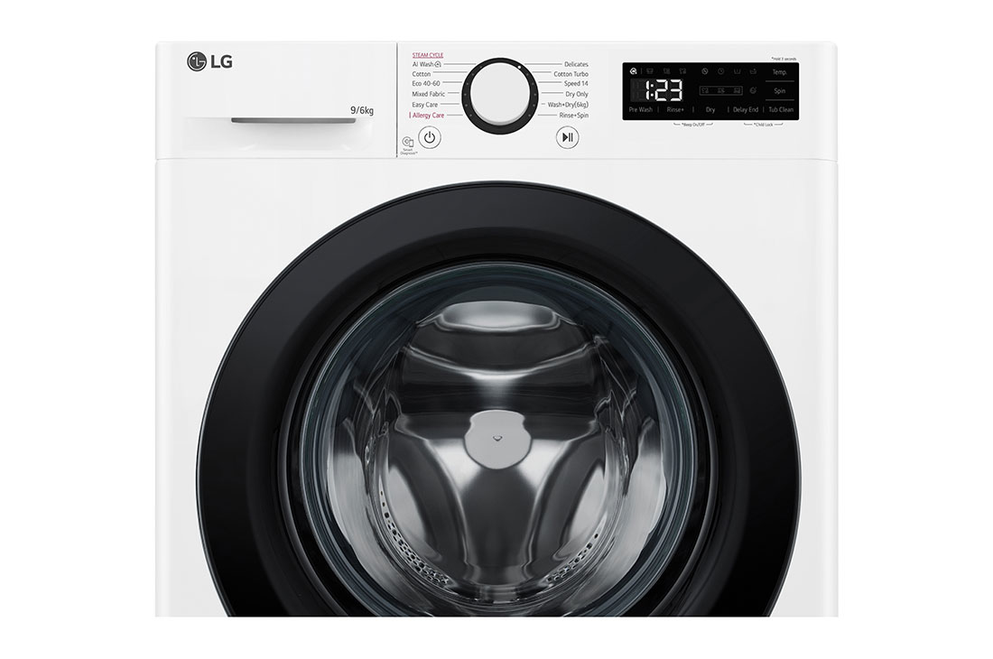 LG F4DR509SBW washer dryer Freestanding Front-load Black, White – image 3