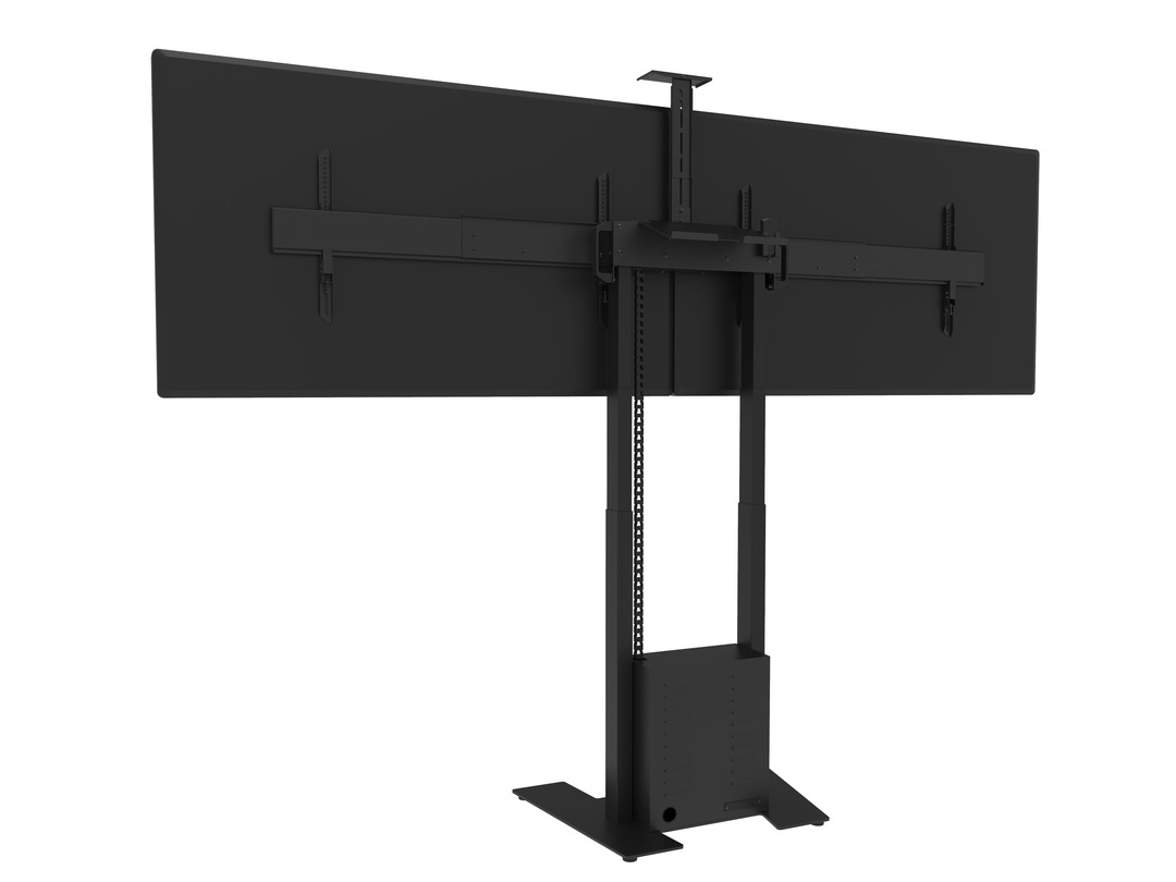 Multibrackets M Motorized Floorbase Dual Screen incl cabinet & cam-shelf – image 7