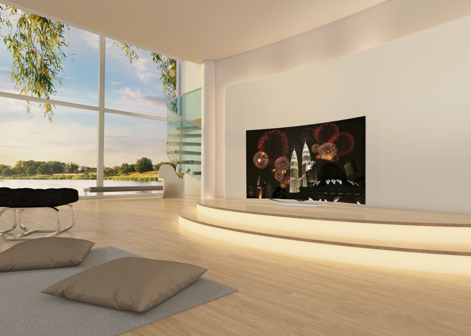 LG 55EC930V 139.7 cm (55") Full HD Smart TV Wi-Fi Silver – image 2