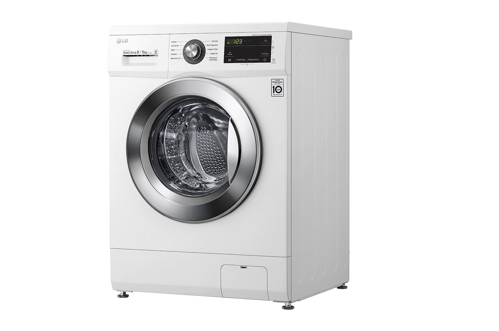LG F4J3TM5WE washer dryer Freestanding Front-load White – image 9