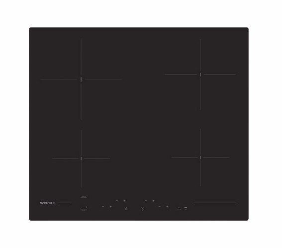 Rosieres RH64CP/1 hob Black Built-in Ceramic hob 4 zone(s)