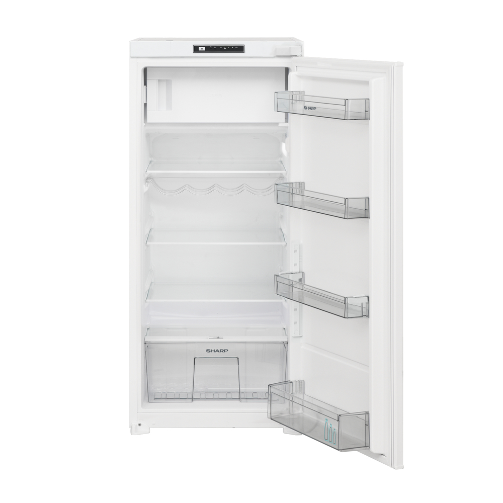 Sharp SJ-LD180E0XS combi-fridge Freestanding – image 2