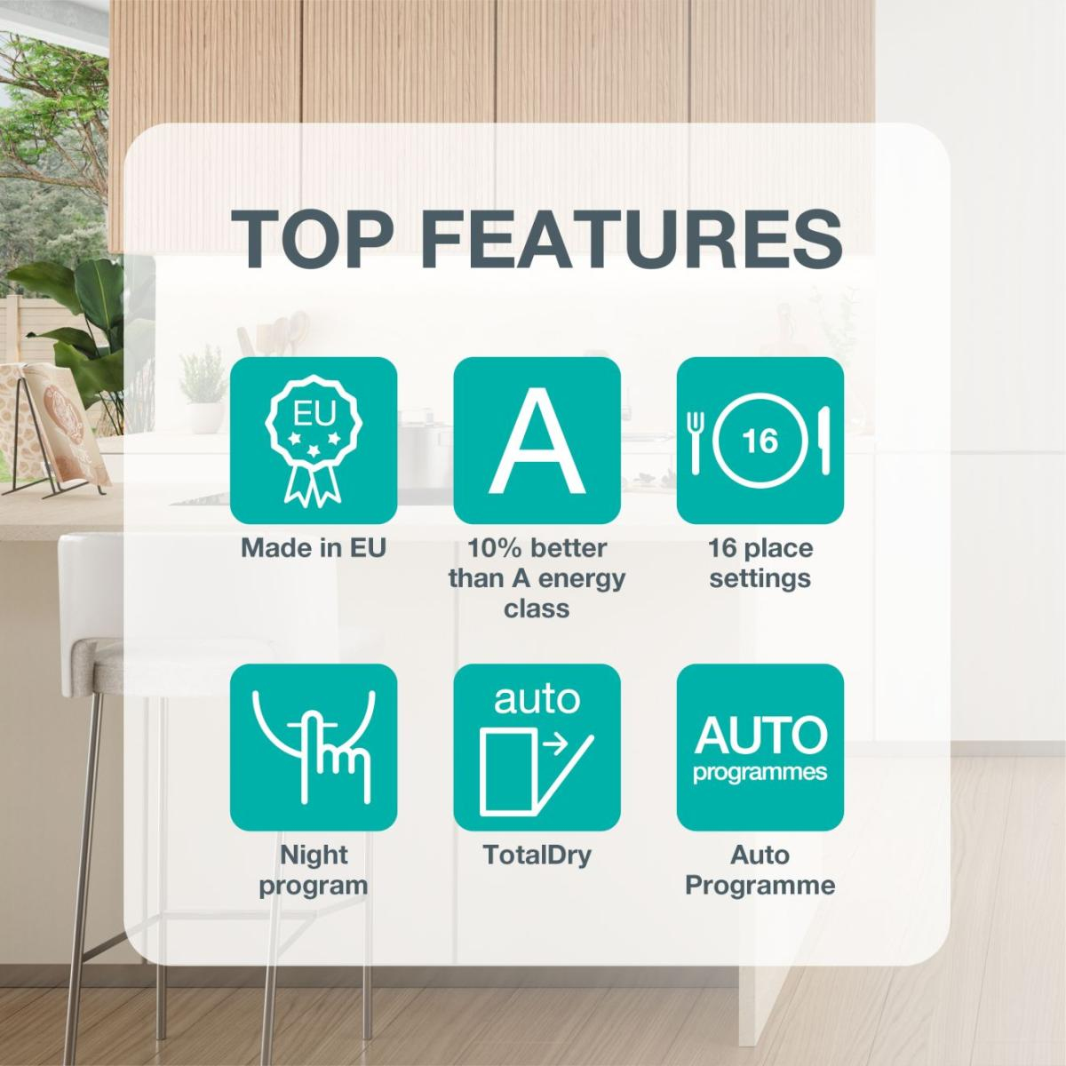Gorenje GU673A65X Undercounter 16 place settings – image 3