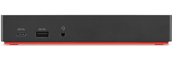 Lenovo 40AS0090DK laptop dock/port replicator Wired USB 3.2 Gen 1 (3.1 Gen 1) Type-C Black