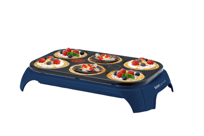 Tefal PY559401 crepe maker 6 crepe(s) Black, Blue – image 2
