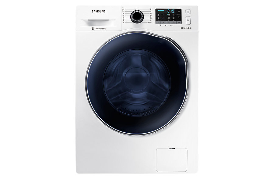 Samsung WD80J5420AW washer dryer Freestanding Front-load White