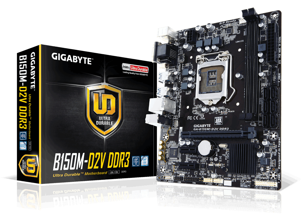 GIGABYTE GA-B150M-D2V DDR3 – image 1