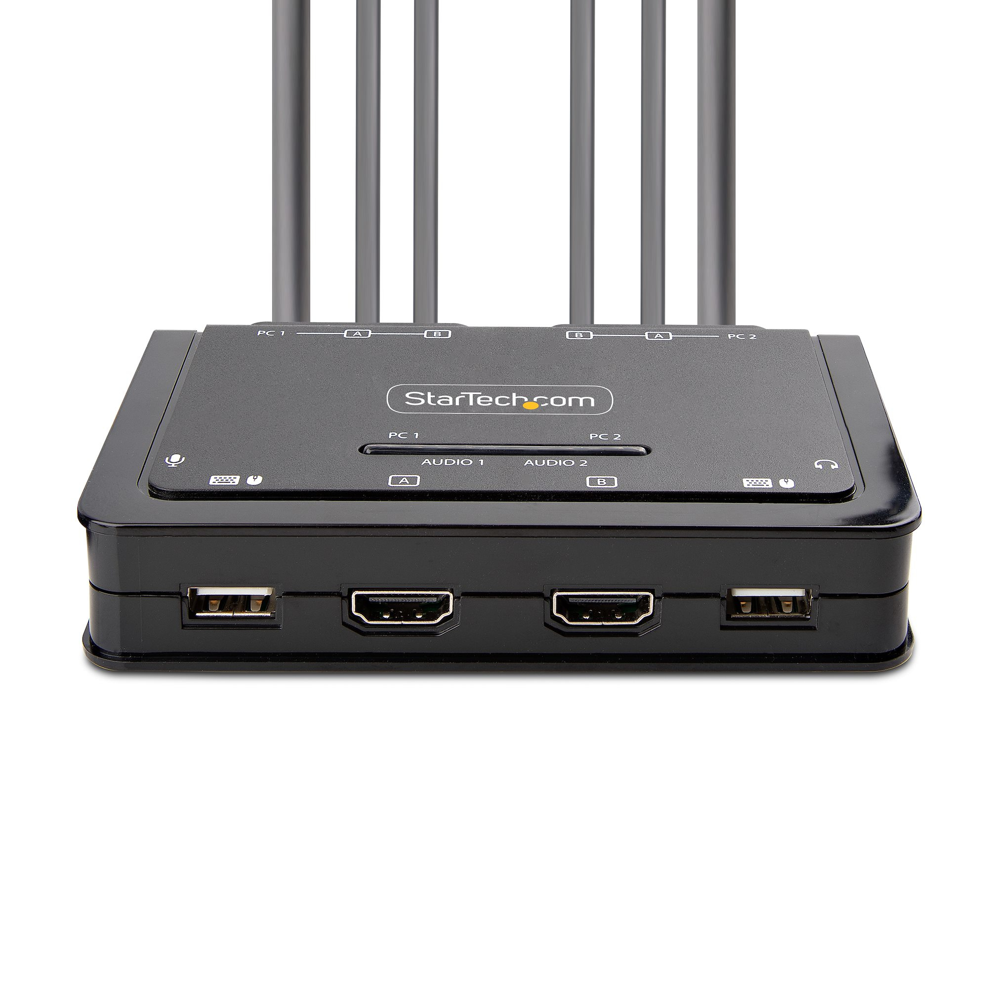 StarTech.com 2-Port Dual-Monitor HDMI Cable KVM Switch, 4K – image 3