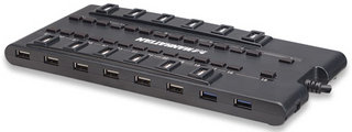 Manhattan MondoHub 5000 Mbit/s Black – image 8