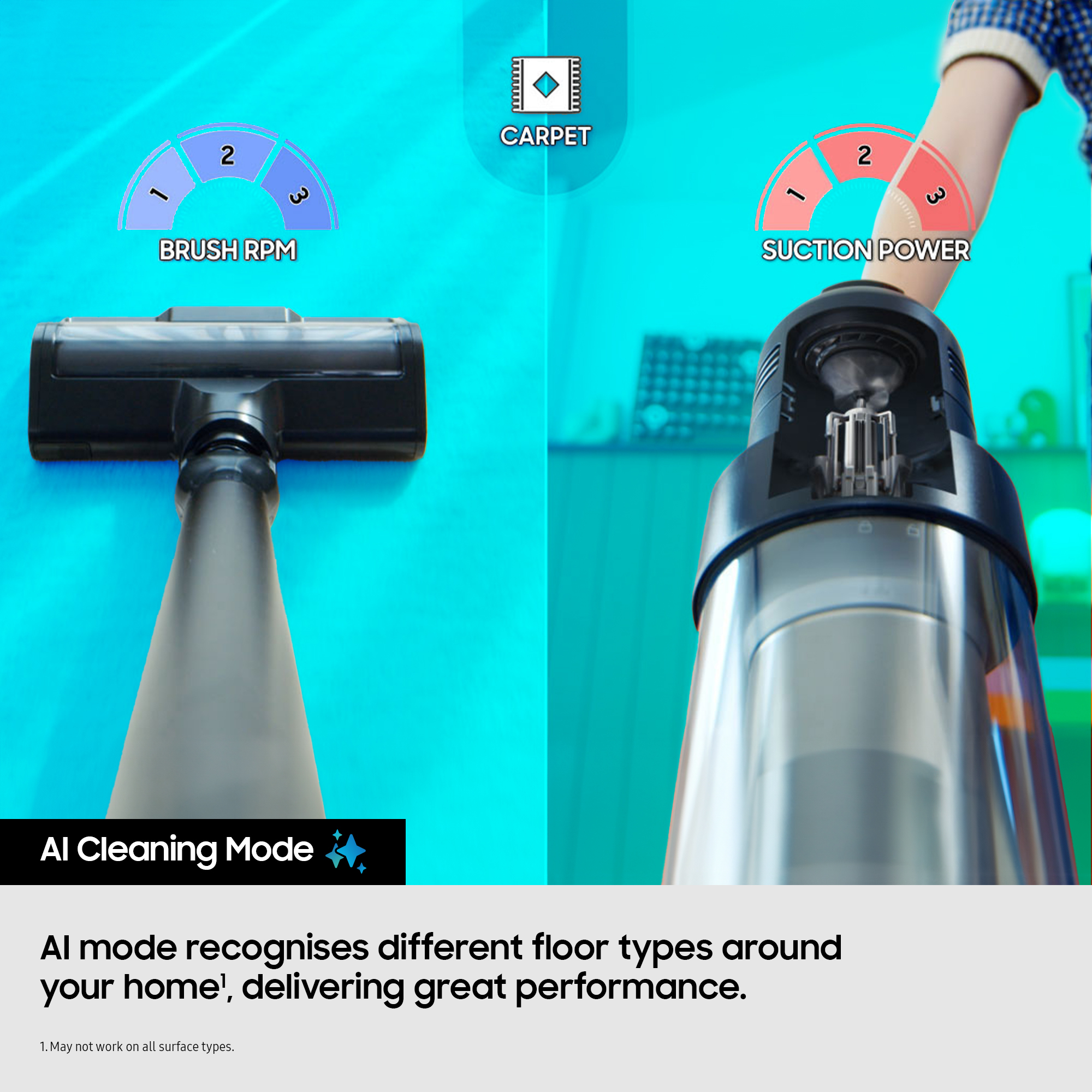 Samsung Bespoke Jet AI Cordless Stick Vacuum Cleaner Max – image 8