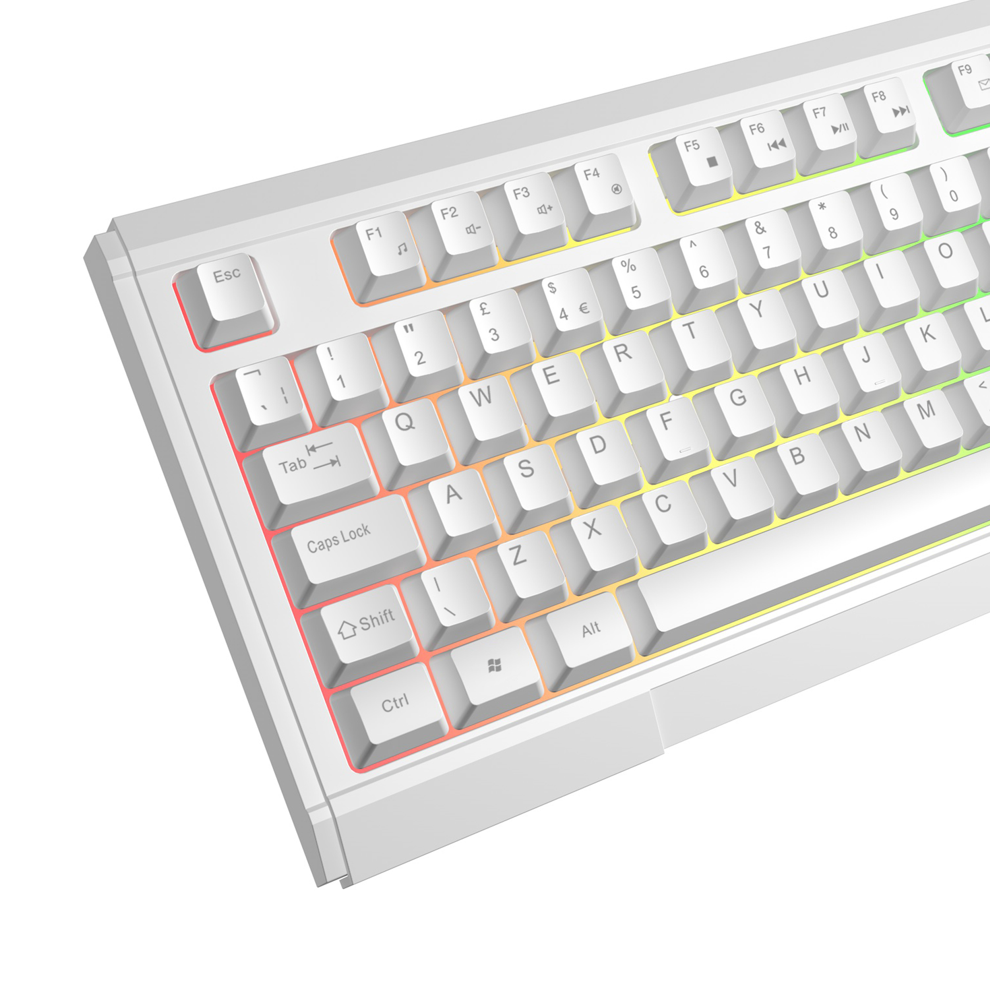 VIDA GAMER WHT 4IN1 USB KB MS HS KIT – image 8