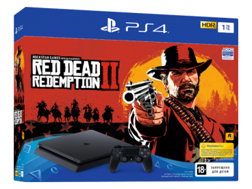 Sony Interactive Entertainment PlayStation 4 Slim 1TB + Red Dead Redemption 2