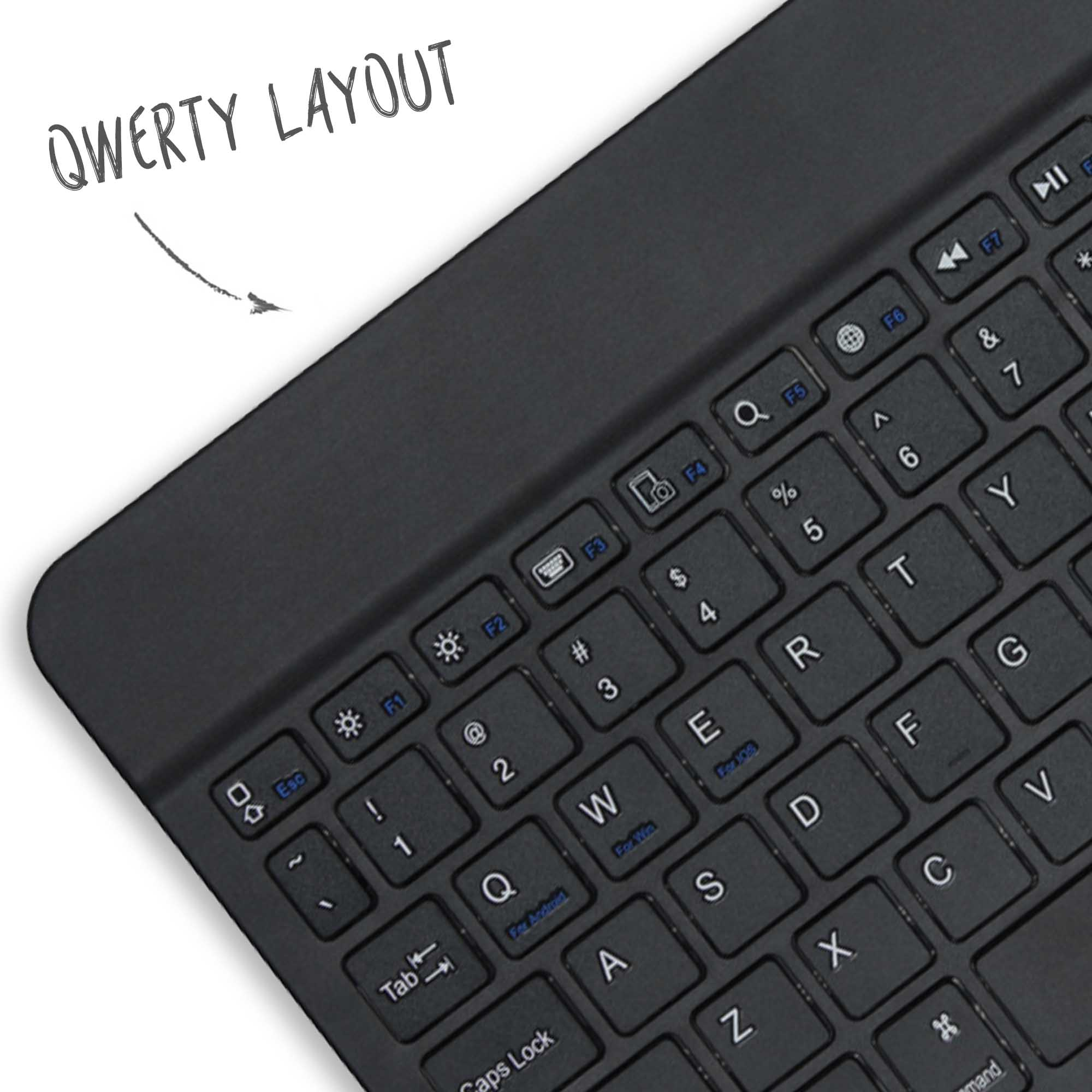 Accezz T22050375301 mobile device keyboard QWERTY Bluetooth Black – image 3