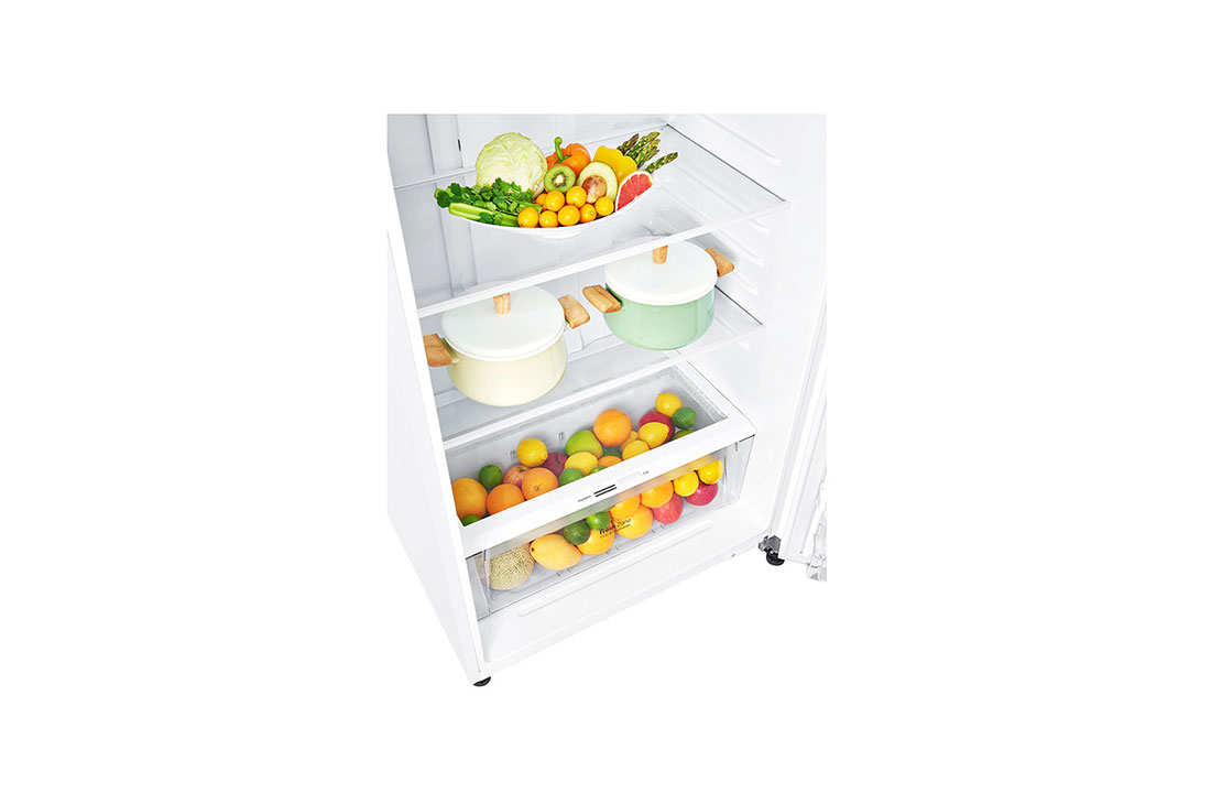 LG GN-C702HQCU fridge-freezer Freestanding White – image 3