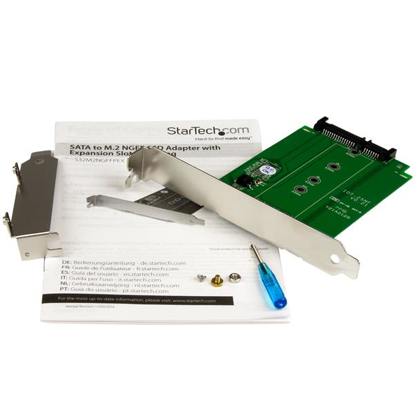 StarTech.com M.2 to SATA SSD adapter – expansion slot mounted – image 5