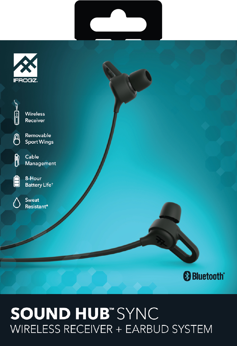 IFROGZ 304001277 headphones/headset Wired & Wireless In-ear Sports Micro-USB Bluetooth Black – image 6