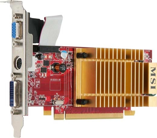 MSI R3450-TD256H graphics card GDDR2 – image 1