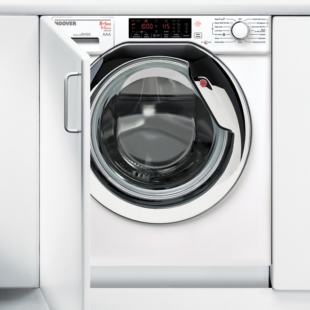 Hoover H-WASH&DRY 300 HBWDO8514TAHC-80 washer dryer Built-in Front-load White – image 2