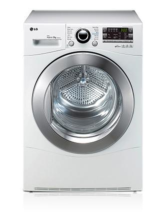 LG RC8055APZ tumble dryer Freestanding Front-load