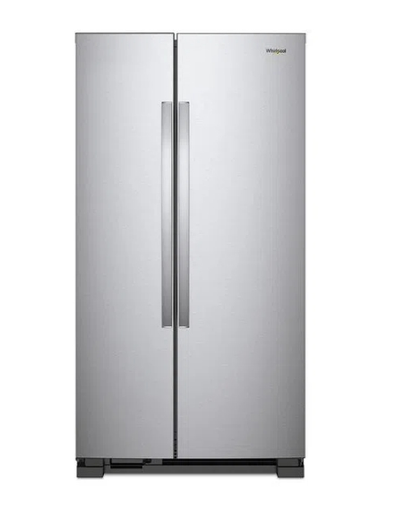 Whirlpool WD5600S side-by-side refrigerator Freestanding Grey, Stainless steel