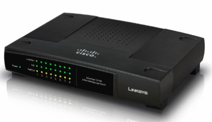 Linksys EZXS88W-BK network switch Fast Ethernet (10/100) Black – image 3