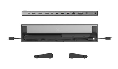 j5create JCD554 laptop dock/port replicator Wired USB4 Black, Grey – image 4