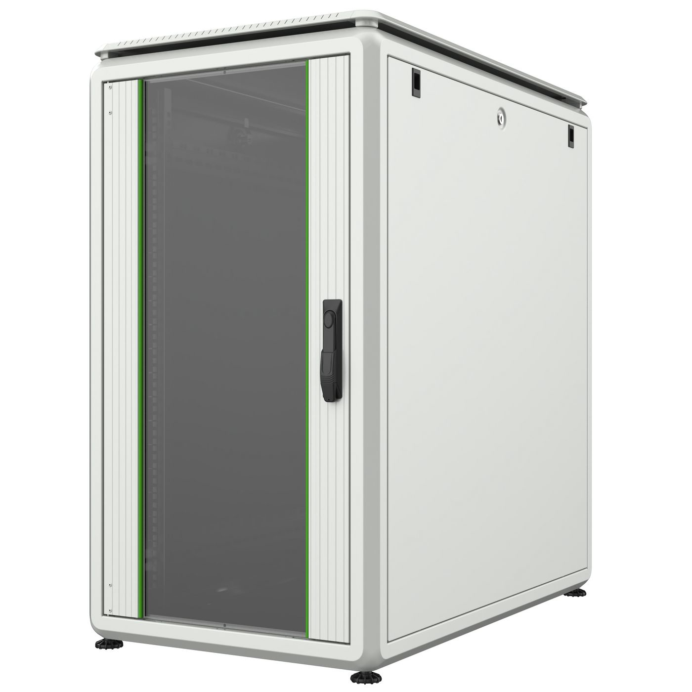 Lanview RDL20U61WH rack cabinet 20U Freestanding rack White – image 1