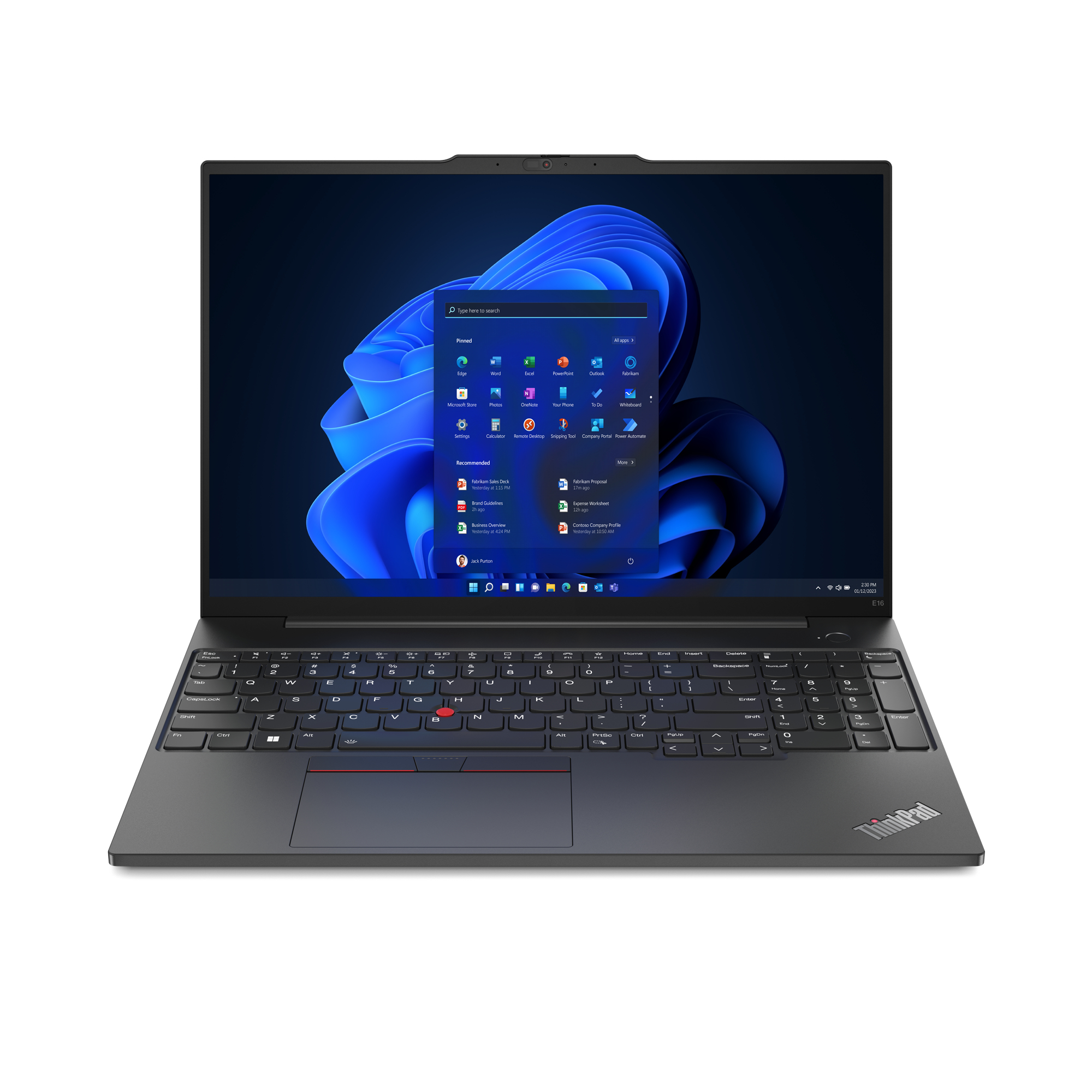 Lenovo ThinkPad E16 AMD Ryzen 5 7430U Computer portatile 406 cm 16 WUXGA 16 GB DDR4-SDRAM 512 GB SSD Wi-Fi 6 802.11ax Windows 1