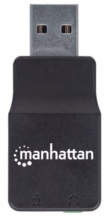Manhattan Adaptador de Sonido Estéreo USB de Alta Velocidad imagen 4