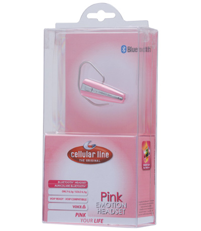 Cellularline Pink Emotion Headset – image 3