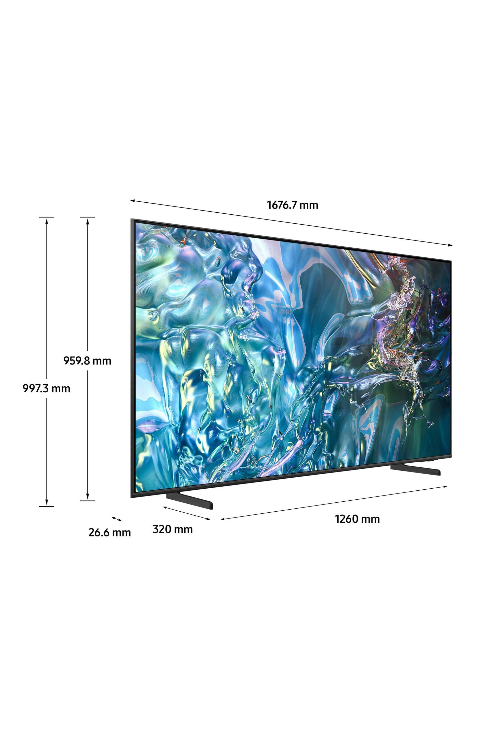 Samsung 75Q60D TV QLED 75 (190 cm) 4K UHD 3840x2160 HDR Smart TV Gaming Hub 3xHDMI 3xHDMI WiFi — photo 3