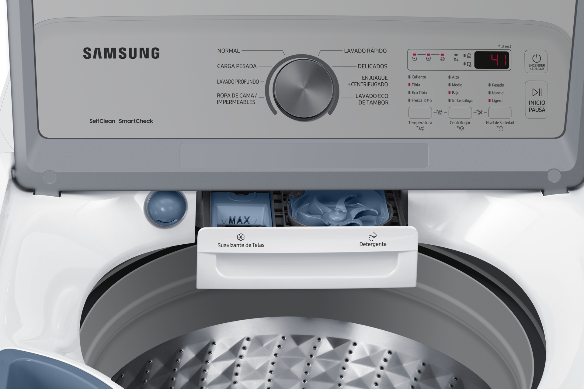 Samsung WA22B3553GW washing machine Top-load – image 9