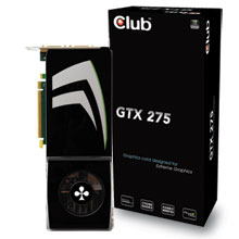 CLUB3D GTX 275 PCI Express 2.0 1792 MB GDDR3 448 Bit
