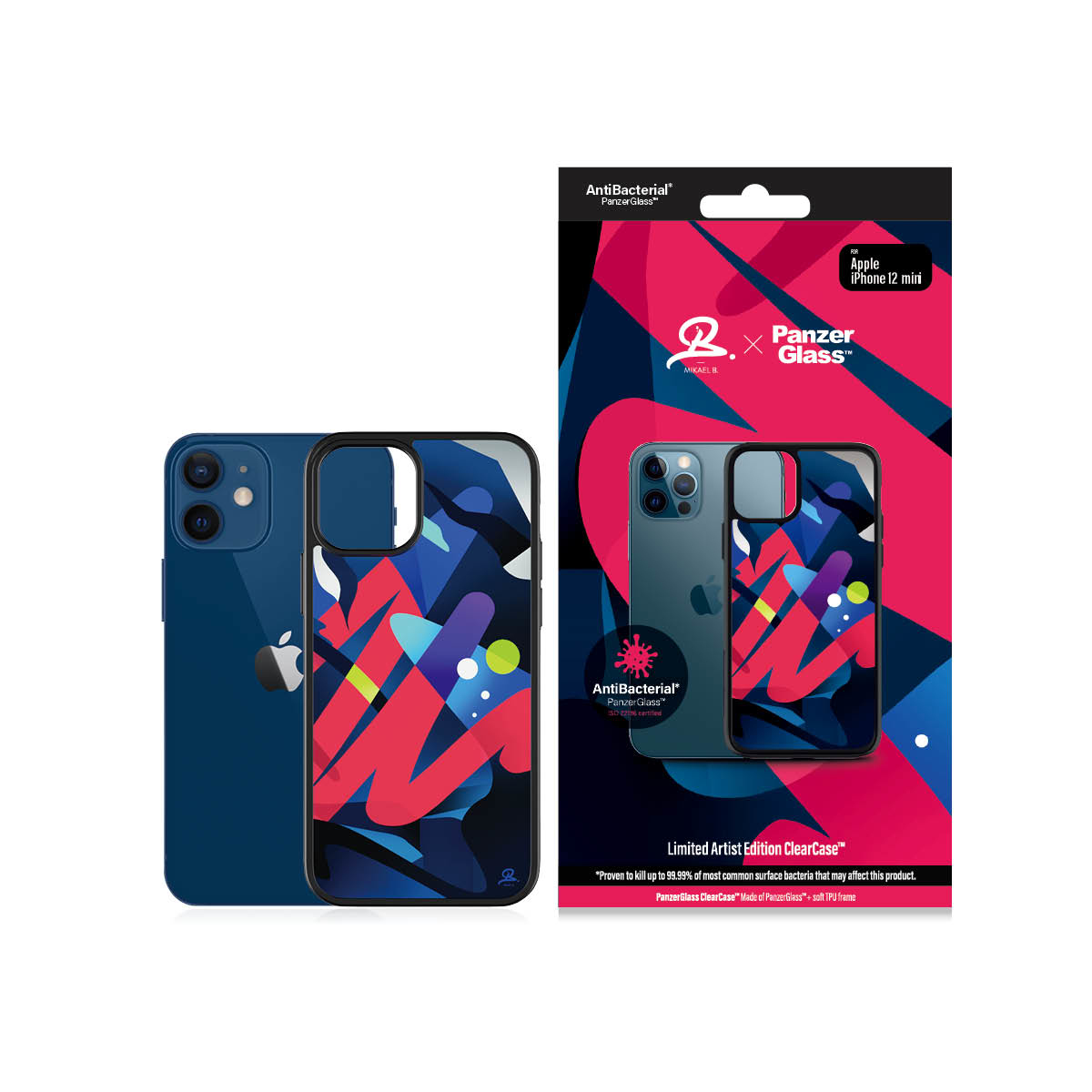 PanzerGlass ® ClearCase™ iPhone 12 mini - Mikael B Limited Artist Edition – image 4