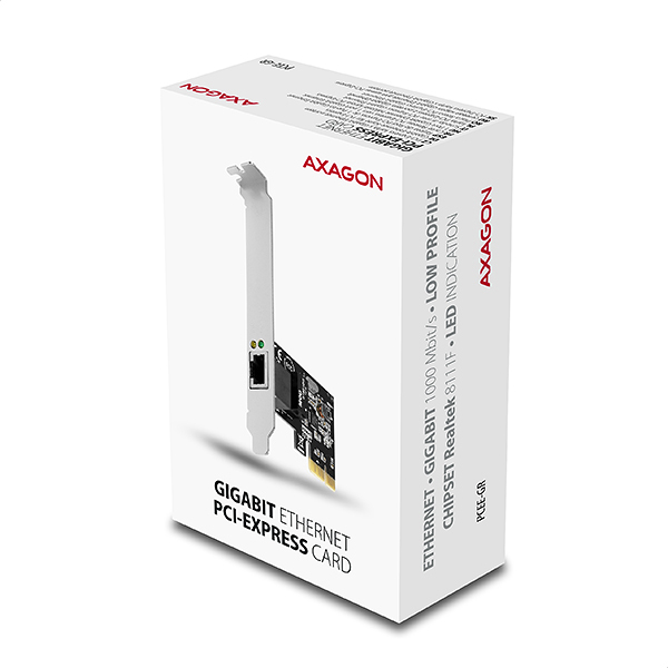 Axagon PCEE-GR network card Internal Ethernet 1000 Mbit/s – image 7