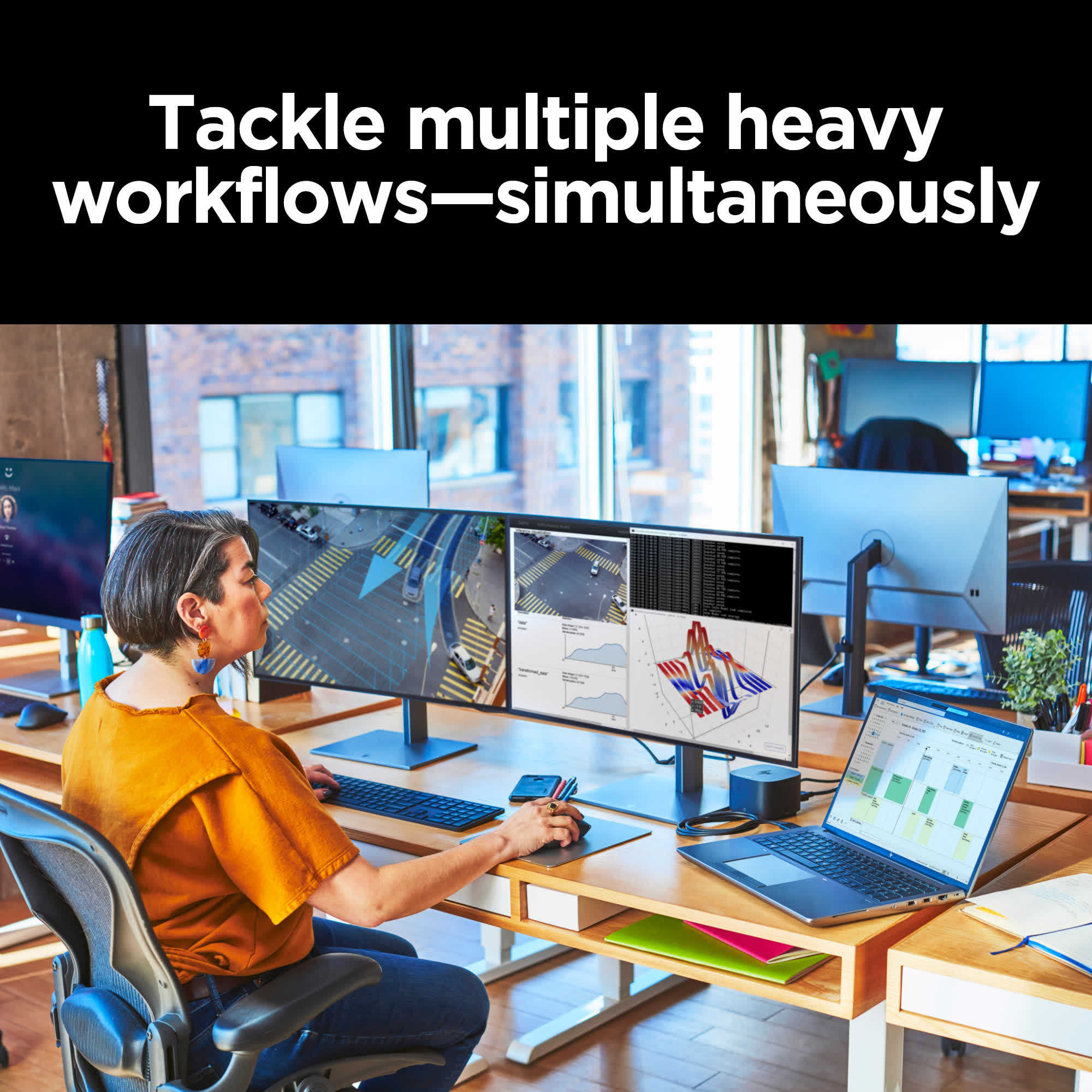 HP ZBook Fury G11 Intel® Core™ i7 i7-14700HX Mobile workstation 40.6 cm (16″) WUXGA 32 GB DDR5-SDRAM 1 TB SSD NVIDIA RTX 2000 Ada Wi-Fi 7 (802.11be) Windows 11 Pro AI Workstation, AI PC Grey image 9