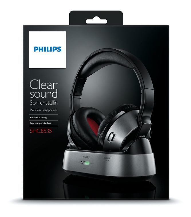 Philips SHC8535/69 headphones/headset Wireless Head-band Black – image 2