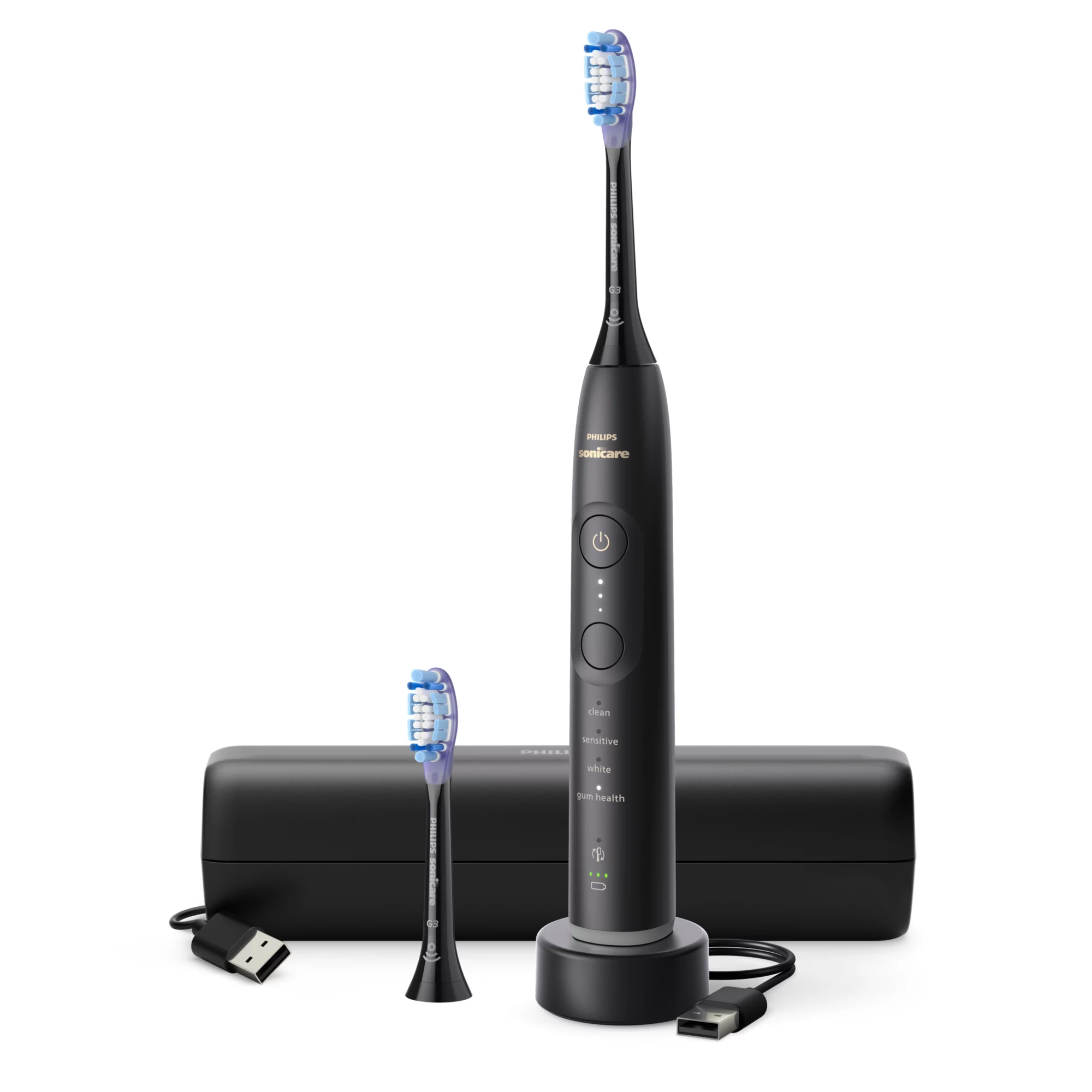 Philips HX7421/06 electric toothbrush Adult Sonic toothbrush Black