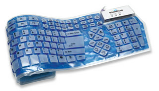 Manhattan 431637 keyboard Office PS/2 Blue – image 3