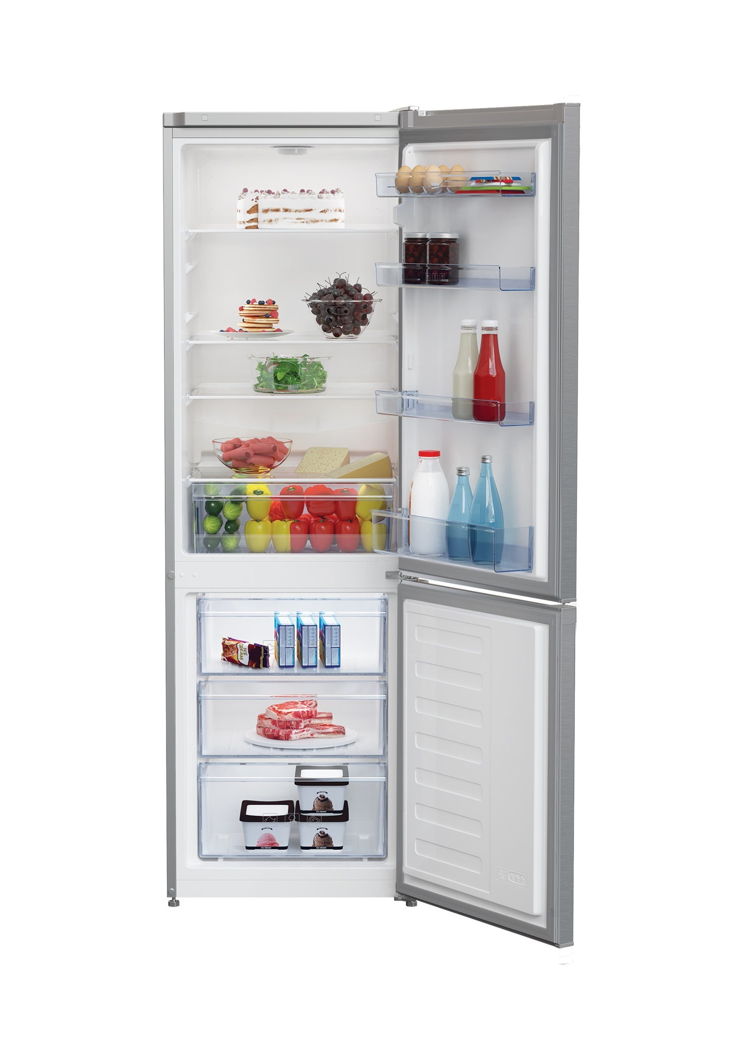 Beko RCSA270K20X fridge-freezer Freestanding – image 2