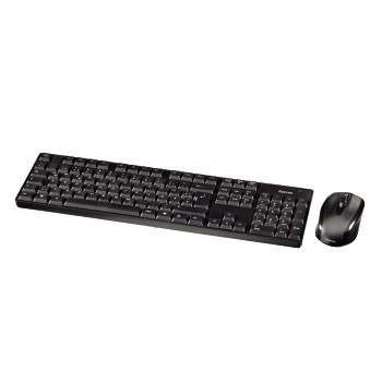 Hama 00053818 keyboard Mouse included Universal RF Wireless Black