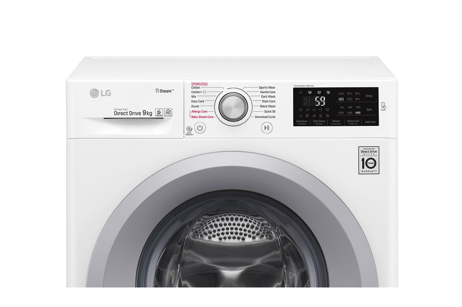 LG F4J5VY4W washing machine Front-load – image 6