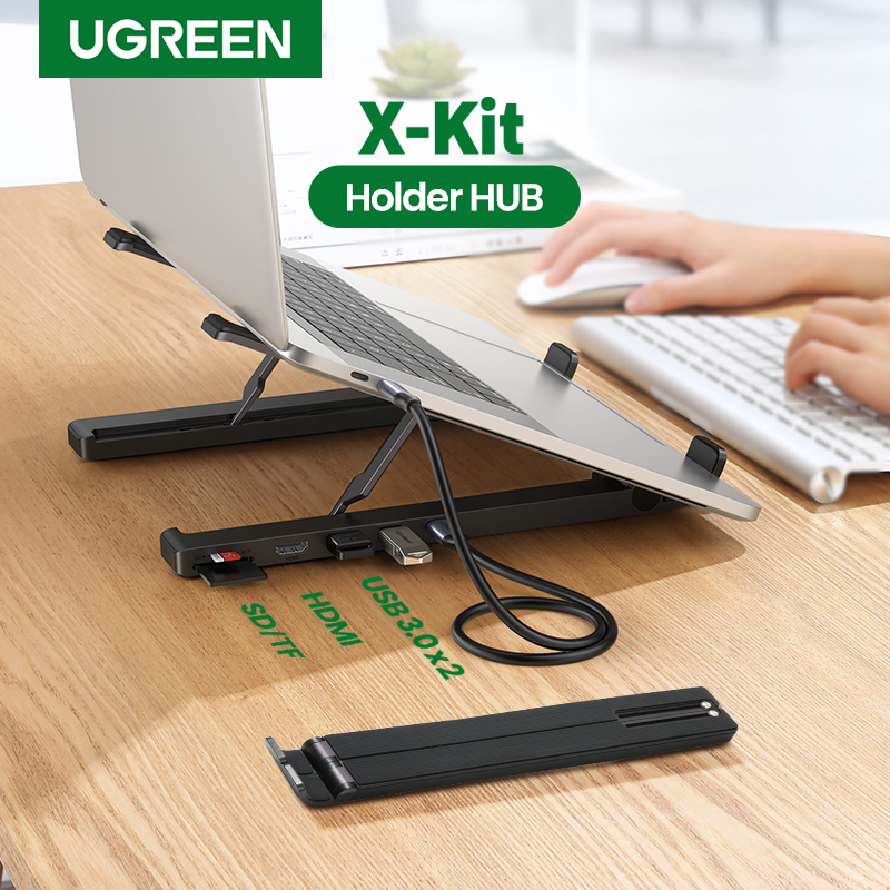 Ugreen X-Kit Docking Station USB-C to 2*USB3.0+HDMI+SD+TF Card Reader – image 6