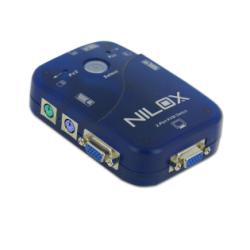 Nilox 16NXKV12P2001 KVM switch Blue