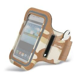 Celly ARMBAND09 mobile phone case Armband case Beige, Camouflage