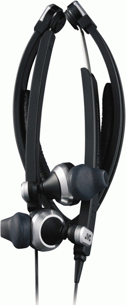 JVC HA-SX500 headphones/headset Wired Black, Silver – image 2